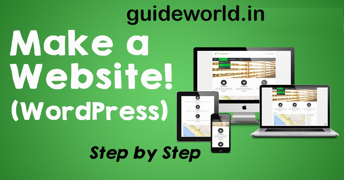 how to set up a wordpress website